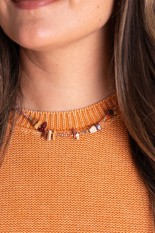 Look Forward Mineral Wash Sweater