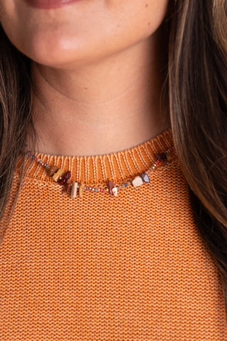 Look Forward Mineral Wash Sweater