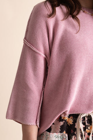 Look Forward Mineral Wash Sweater