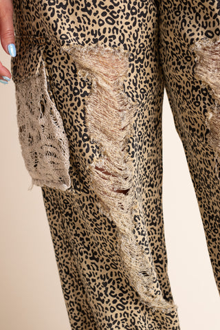 In My Place Distressed Joggers