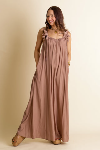Between The Lines Wide Leg Jumpsuit *Final Sale*