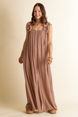 Between The Lines Wide Leg Jumpsuit *Final Sale*