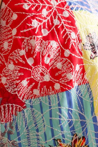 What A Dream Sleeveless Multi Print Top