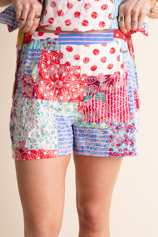 What A Dream Multi Print Shorts