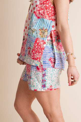 What A Dream Multi Print Shorts
