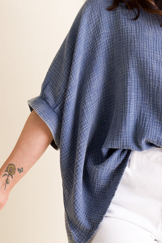 Sunrise Shores Button Down Top