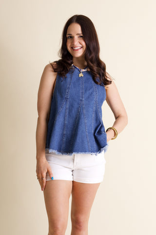 A Little Flare Peplum Top