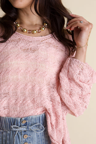 Close To You Crochet Sweater *Final Sale*