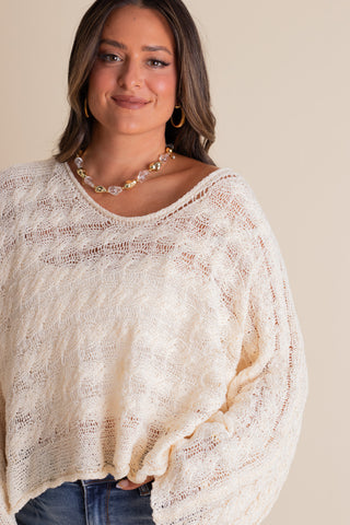 Close To You Crochet Sweater *Final Sale*