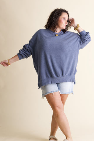 Feeling Like This Luxe Brushed Ribbed Top