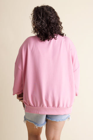 Feeling Like This Luxe Scuba Pullover