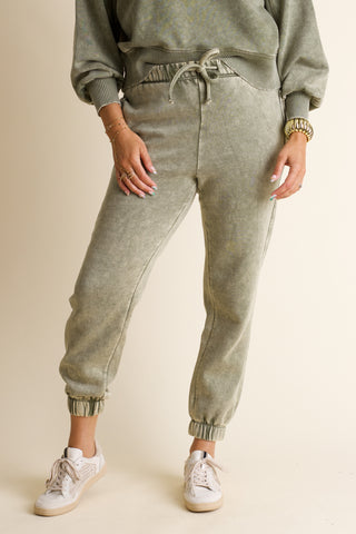 Movie Night Acid Wash Joggers