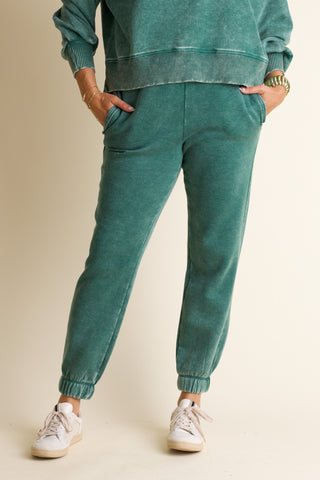 Movie Night Acid Wash Joggers