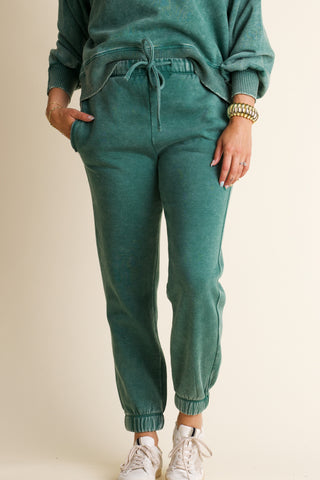 Movie Night Acid Wash Joggers