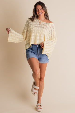 Close To You Crochet Sweater *Final Sale*