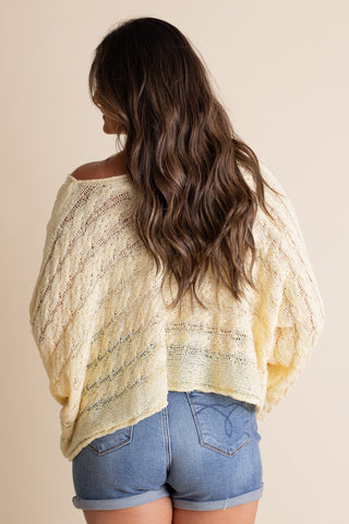 Close To You Crochet Sweater *Final Sale*