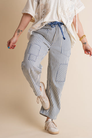 A Little Extra Barrel Leg Pants