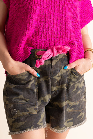 A Little Light Denim Shorts