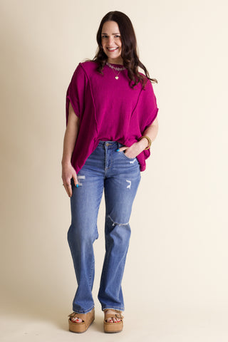 Pretty Woman Drop Shoulder Top