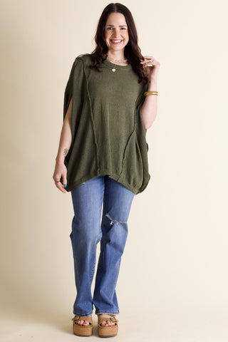 Pretty Woman Drop Shoulder Top