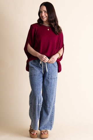 Pretty Woman Drop Shoulder Top