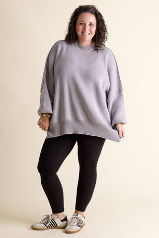 Slow Mornings Oversized Sweater