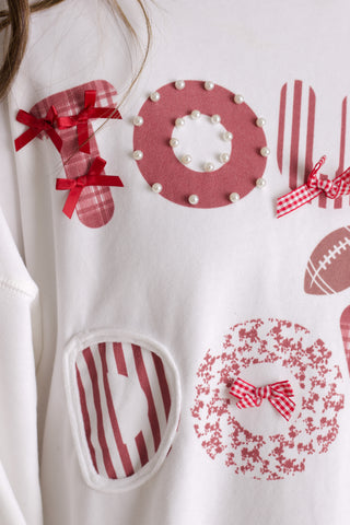 Touch Down Trim Detail Sweatshirt