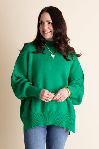 Slow Mornings Oversized Sweater