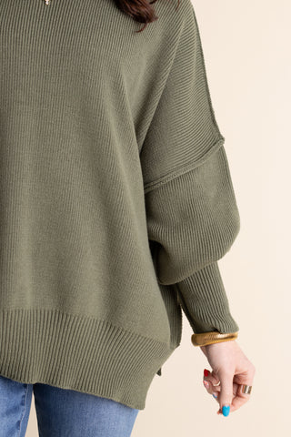 Slow Mornings Oversized Sweater