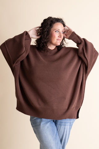 Slow Mornings Oversized Sweater