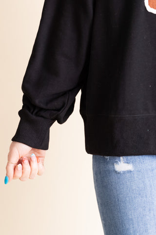 Football Round Neck Sweatshirt