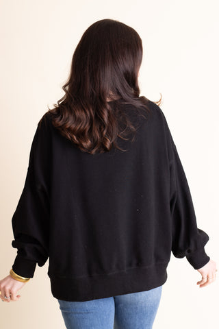 Football Round Neck Sweatshirt