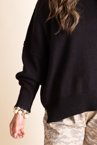 Slow Mornings Oversized Sweater