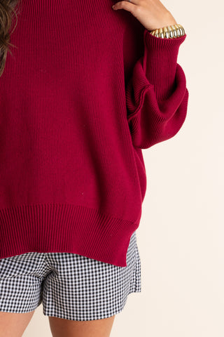 Slow Mornings Oversized Sweater