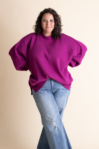 Slow Mornings Oversized Sweater