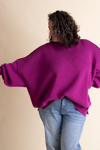 Slow Mornings Oversized Sweater