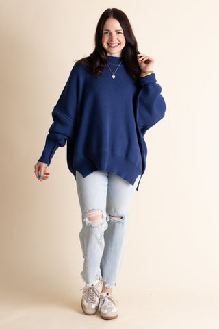 Slow Mornings Oversized Sweater