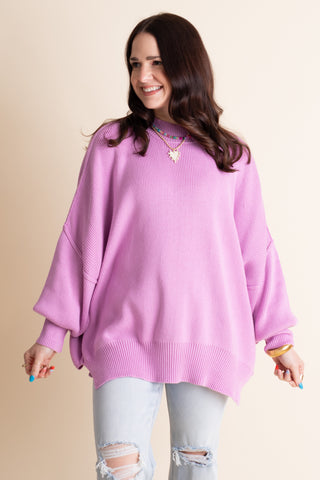Slow Mornings Oversized Sweater
