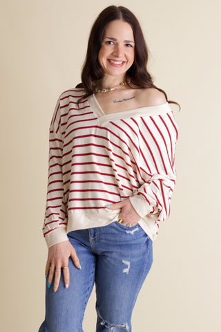 Pretty Slowly V Neck Top