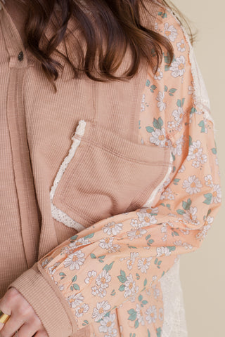 Imagine That Floral Hoodie Top
