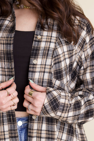 Gift with Grace Button Down Flannel *Final Sale*