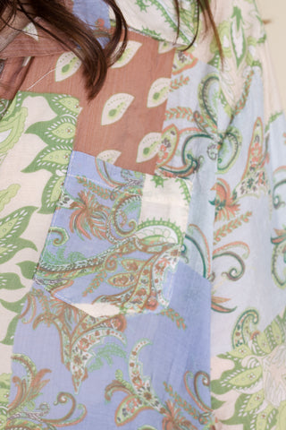 Dream Big Oversized Button Down Top