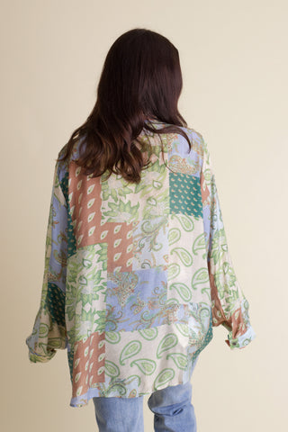 Dream Big Oversized Button Down Top
