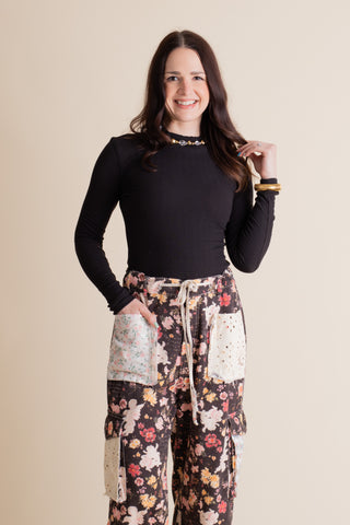 On A Good Note Textured Top