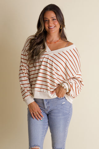 Pretty Slowly V Neck Top