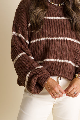 Maybe Someday Striped Sweater