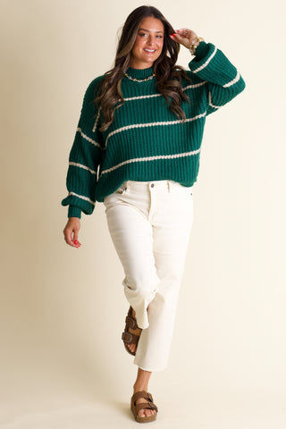 Maybe Someday Striped Sweater