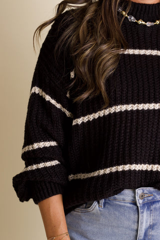 Maybe Someday Striped Sweater