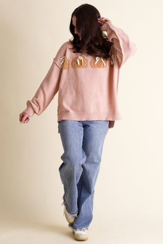 Pumpkin Bow Sweater