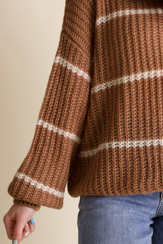 Maybe Someday Striped Sweater